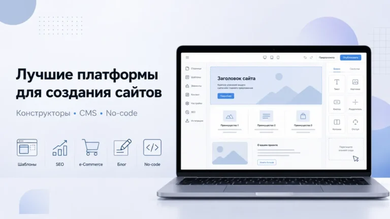 лучшие сайты для создания сайтов