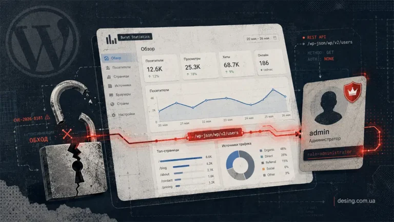 уязвимость Burst Statistics
