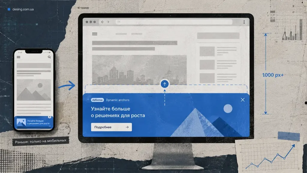 Google AdSense Dynamic anchor ads