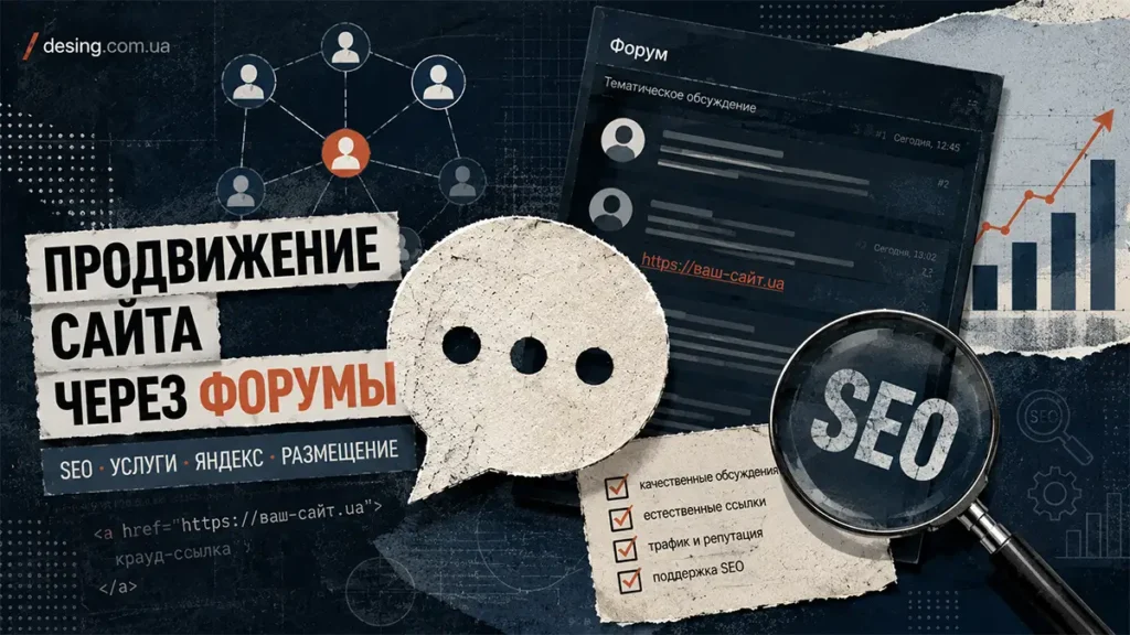 продвижение сайта через форумы