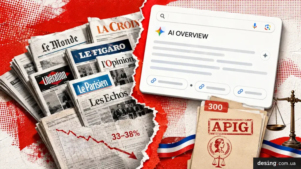 300 французских газет пожаловались на Google AI Overviews