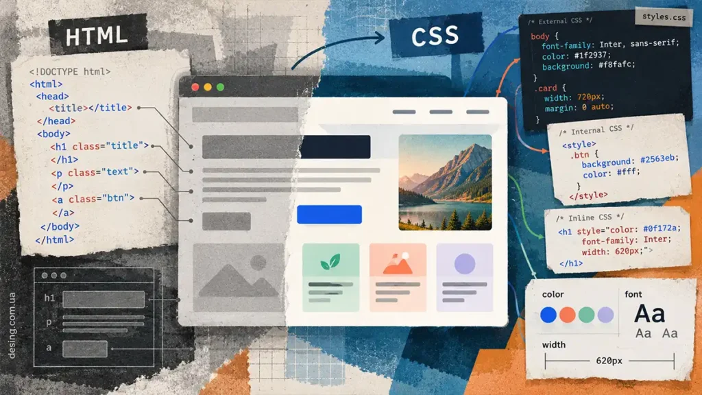 html css