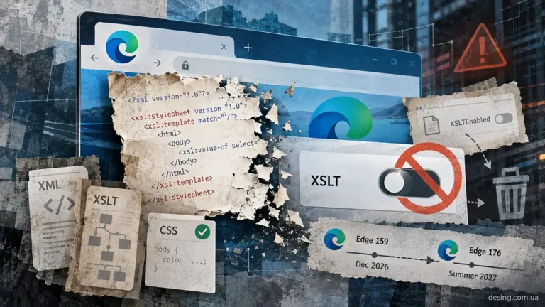 Microsoft Edge XSLT